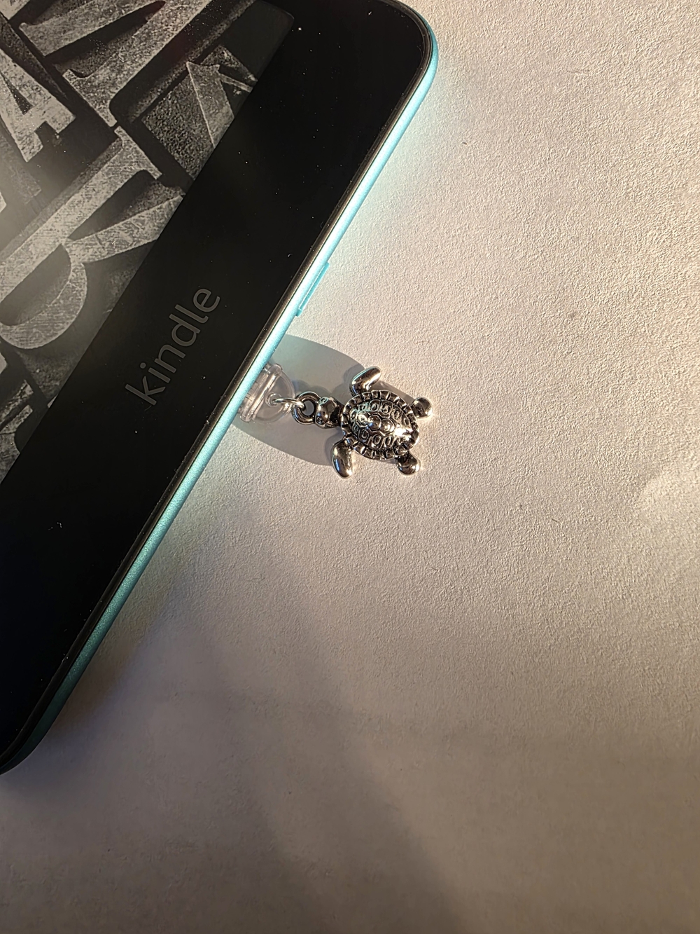 Kindle Dust Plug Charm- Turtle
